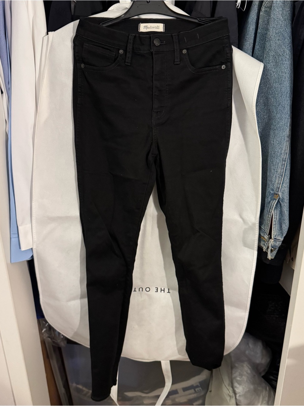 Madewell Black 10 inch High-Rise Skinny Jeans
